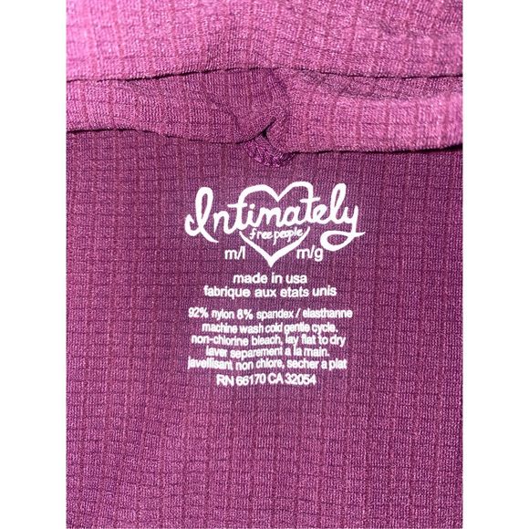 New Free People Intimates Mock Neck Top M/L - Picture 4 of 9